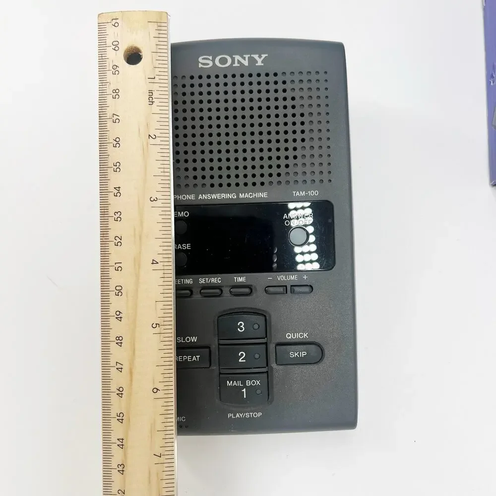 Sony TAM-100 Digital Answering Machine 3 Mailboxes New Open Box